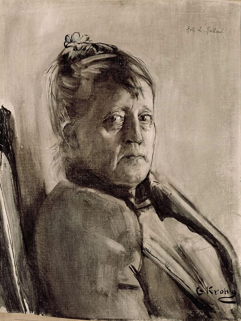 Ritratto della pittrice Kitty L. Kielland - Nasjonalmuseet for kunst, arkitektur og design, Oslo
